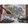 imageZebra Sarasa Fineliner Pen 08mm Black 12Count 66110Assorted C
