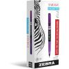imageZebra Sarasa Fineliner Pen 08mm Black 12Count 66110Violet