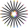 imageZebra Zensations Mechanical Colored Pencils 20mm Point Size Assorted Colored Lead 12Count1 Count Pack of 24