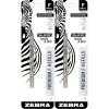 imageZebra FSeries Ballpoint All Stainless Steel Pen Refill Fine Point 08mm Black Ink 2Count2 Count Pack of 2