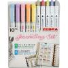 imageZebra Pen  Creative 10Pack Journaling Set  No Bleed Highlighters ampamp CLiCKART Pens  Assorted Colors for NoteTaking Bible Study Bullet Journaling 14010