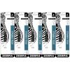 imageZebra Pen FSeries Stainless Steel Ballpoint Refill 10Pack Black Ink 07mm Fine Point Smooth Writing LongLasting Performance 50073Black