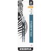 imageZebra Pen G301 Stainless Steel Pen JKRefill Med Point 07mm Blue Ink 2Count2 Count Pack of 1