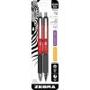 imageZebra Pen G350  M350 Writing Set 2Pack Black Ink ampamp Pencil Lead 07mm Medium Point Red Premium Metal Barrel Gel Pen and Mechanical Pencil Combo Sleek Matching Design 11132