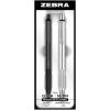 imageZebra Pen G750 Gel Pen 2Pack Blue Ink 07mm Medium Point Black Brass Barrel Knurled Grip Secure Metal Clip Refillable 49822Black Set D