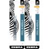 imageZebra Pen GSeries Stainless Steel Gel Ink Pen JKRefill Medium Point 07mm Black Ink 2Pack2 Count Pack of 2