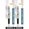 imageZebra Pen GSeries Stainless Steel Gel Ink Pen Refill 2Pack Black Ink 05mm Fine Point JKStyle Smooth Writing Ideal for Everyday Use 880121 Count Pack of 2