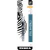 imageZebra Pen GSeries Stainless Steel Gel Ink Pen Refill 2Pack Black Ink 05mm Fine Point JKStyle Smooth Writing Ideal for Everyday Use 880122 Count Pack of 1