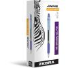 imageZebra Pen Jimnie Roller Ball Gel Pen Blue Ink 07mm Medium Point 12Count Smooth Writing QuickDrying Ergonomic Grip 44120Blue A