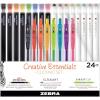 imageZebra Pen Journaling Set 14Pack Assorted Colors Includes 7 Mildliner Highlighters and 7 Sarasa Clip Gel Pens Ideal for Journals Planners and NoteTaking 10014Writing Essentials Set