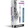imageZebra Pen M301 Mechanical Pencil Stainless Steel Barrel Fine Point 05mm Blue Grip 12Pack 54020Stainless Steel C