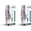 imageZebra Pen M301 Stainless Steel Mechanical Pencil Premium Metal Barrel Medium Point 07mm Black Grip 10Pack Plus Lead and Erasers 5431912 Count Pack of 2