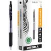 imageZebra Pen Sarasa Clip Recycled Retractable Gel Pen Bold Point 10mm Black Ink 75 Recycled 12Pack 48810Black