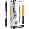 imageZebra Pen Sarasa Clip Recycled Retractable Gel Pen Medium Point 07mm Blue Ink 75 Recycled 12Pack 48720Black