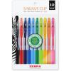 imageZebra Pen Sarasa Clip Retractable Gel Pen Medium Point 07mm Assorted Ink Colors 10Pack 40391