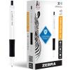 imageZebra Pen Sarasa Dry X1 Retractable Gel Pen Plastic Barrel with Protective Coating Medium Point 07mm Blue Ink 12PackBlack A