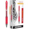 imageZebra Pen Sarasa Dry X20 Retractable Gel Pens 07mm Medium Point Black Ink with Rapid Dry Ink Technology Ideal for Office Supplies and School Supplies 5Pack 46855Red A