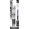 imageZebra Pen Stainless Steel Writing Set M301 Mechanical Pencil and F301 Mechanical Pencil Black Grip Pack of 1 2 Count Total1 Count Pack of 2