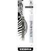 imageZebra Pen X701 Stainless Steel Ballpoint Pen Refill Fine Point 07mm Black Ink 2Pack 852122 Count Pack of 1