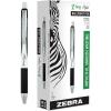 imageZebra Pen ZGrip Flight Retractable Ballpoint Pen Bold Point 12mm Black Ink School Supplies Teacher Supplies and Office Supplies Smooth Writing QuickDrying 12Pack 21910