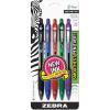 imageZebra Pen ZGrip Retractable Ballpoint Pen 12Pack American Flag Barrel Black Ink Medium Point 10mm Soft Grip Stylish Patriotic Design Smooth Writing Pens 21775Assorted A
