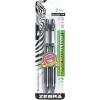 imageZebra Pen ZGrip Retractable Ballpoint Pen Medium Point 10mm Black Ink 2Count