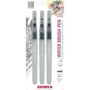 imageZebra Pen CLiCKART Retractable Felt Tip Pen Assorted Ink Colors 06mm Fine Point Moisture Absorbing to Prevent Drying Out School Supplies and Teacher Supplies 6Pack 69006Clear