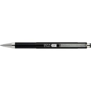 imageZebra Pen F301A Retractable Ballpoint Pen Premium Blue Metal Barrel Fine Point 07mm Black Ink 2Pack