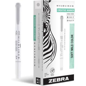 imageZebra Pen Mildliner DualTip Highlighters Broad and Fine Tips Ideal for Bible Highlighting No Bleed School Supplies Teacher Supplies and Office Supplies Mild Violet Ink 12Pack 78180upcGray
