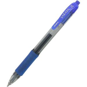 imageZebra Pen ZEB46630 Zebra Sarasa Retractable Gel Ink Pens Bold Point 10mm Red Rapid Dry Ink 12CountBlue