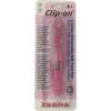 imageZebra ZGrip MAX BOLD Breast Cancer Awareness Retractable Ballpoint Pen Bold Point 12mm Black Barrel With Pink Ribbon Black Ink 24CountClipOn