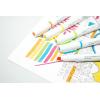 imageZebra Pen Mojini Assorted Ink Highlighter Marker Flexible Chisel Tip Assorted Ink Colors 12Pack 70200Assorted A