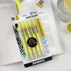 imageZebra Pen ZGrip Retractable Highlighter Marker Set Chisel Tip Neon Yellow 5Pack