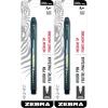 imageZebra Pen Zensations Brush Pen Medium Brush Tip Black WaterResistant Ink 1Pack1 Count Pack of 2
