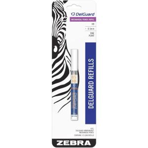 imageZebra Pen Delguard 2 Mechanical Pencil Lead Refill 05 mm HB Graphite 12 Leads per Tube12 Count Pack of 1