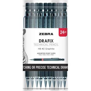 imageZebra Pen Drafix Technical Pencil 03mm ideal tool for the student or professional 05211 Pack of 11 Count Pack of 24