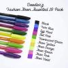 imageZebra Pen Doodlerz Gel Stick Pen Bold Point 10mm Assorted Glitter Colors 10 PackAssorted