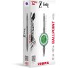 imageZebra Pen ZGrip Recycled Retractable Ballpoint Pens10mm Purple Ink Durable Metal Clip 68 Recycled GRS Certified Global Recycled Standards School amp Office Supplies 12Pack 20680AMZ