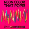 image:imageZebra Pen ZGrip Retractable Ballpoint Pen SmoothFlowing Black Ink 10mm Medium Point Assorted Ombre Neon Barrels Teacher School amp Office Supplies Ideal for NoteTaking 18Pack 23018AMZBlack Ink Neon Barrel A
