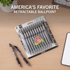 image:imageZebra Pen ZGrip Retractable Ballpoint Pen SmoothFlowing Black Ink 10mm Medium Point Assorted Ombre Neon Barrels Teacher School amp Office Supplies Ideal for NoteTaking 18Pack 23018AMZBlack G