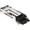 image:imageZebra Pen ZGrip Retractable Ballpoint Pen SmoothFlowing Black Ink 10mm Medium Point Assorted Ombre Neon Barrels Teacher School amp Office Supplies Ideal for NoteTaking 18Pack 23018AMZBlack C