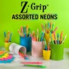 image:imageZebra Pen ZGrip Retractable Ballpoint Pen SmoothFlowing Black Ink 10mm Medium Point Assorted Ombre Neon Barrels Teacher School amp Office Supplies Ideal for NoteTaking 18Pack 23018AMZBlack Ink Neon Barrel B