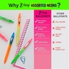 image:imageZebra Pen ZGrip Retractable Ballpoint Pen SmoothFlowing Black Ink 10mm Medium Point Assorted Ombre Neon Barrels Teacher School amp Office Supplies Ideal for NoteTaking 18Pack 23018AMZBlack Ink Neon Barrel B