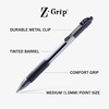 image:imageZebra Pen ZGrip Retractable Ballpoint Pen SmoothFlowing Black Ink 10mm Medium Point Assorted Ombre Neon Barrels Teacher School amp Office Supplies Ideal for NoteTaking 18Pack 23018AMZBlackBlue A