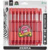 image:imageZebra Pen ZGrip Retractable Ballpoint Pen SmoothFlowing Black Ink 10mm Medium Point Assorted Ombre Neon Barrels Teacher School amp Office Supplies Ideal for NoteTaking 18Pack 23018AMZRed C