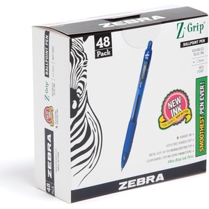 image:imageZebra Pen ZGrip Retractable Ballpoint Pen SmoothFlowing Black Ink 10mm Medium Point Assorted Ombre Neon Barrels Teacher School amp Office Supplies Ideal for NoteTaking 18Pack 23018AMZBlue F