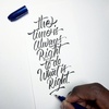 image:imageZebra Pen Zensations Brush Pen Double Ended Fine amp Medium Tip WaterBased Pigment Ink Brush Pen Tip Allows for Thick and Thin Lines in One Expressive Tool Japanese Design 1Pack 01511Black Fine Tip Size