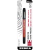 image:imageZebra Pen Zensations Brush Pen Double Ended Fine amp Medium Tip WaterBased Pigment Ink Brush Pen Tip Allows for Thick and Thin Lines in One Expressive Tool Japanese Design 1Pack 01511Black Med and Fine Ink Tip