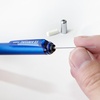 image:imageZebra Pen DelGuard Mechanical Pencil 05mm Black Barrel Resists Lead Breaking Double Spring Protection BuiltIn Eraser Textured Grip Includes Extra Lead 1Pack 58611White