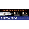 image:imageZebra Pen DelGuard Mechanical Pencil 05mm Black Barrel Resists Lead Breaking Double Spring Protection BuiltIn Eraser Textured Grip Includes Extra Lead 1Pack 58611White